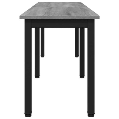 vidaXL Bench Grey Sonoma 160 x 35 x 45 cm Engineered Wood