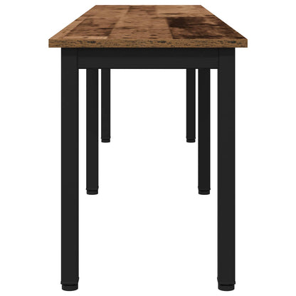 vidaXL Bench Old Wood 160 x 35 x 45 cm Engineered Wood
