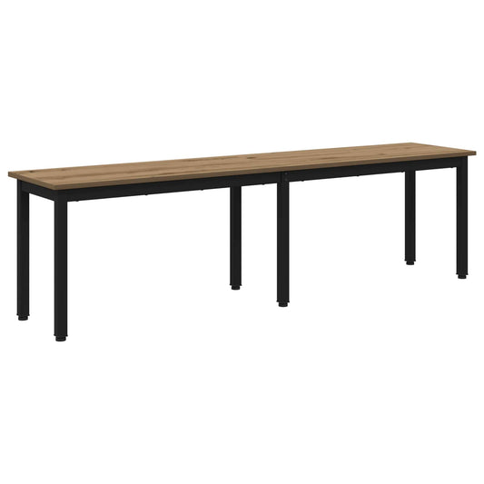 vidaXL Bench Artisian Oak 160 x 35 x 45 cm Engineered Wood