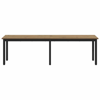 vidaXL Bench Artisian Oak 160 x 35 x 45 cm Engineered Wood