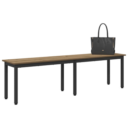 vidaXL Bench Artisan Oak 160 x 35 x 45 cm Engineered Wood