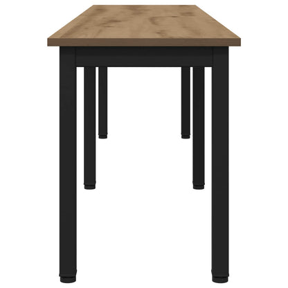 vidaXL Bench Artisian Oak 160 x 35 x 45 cm Engineered Wood