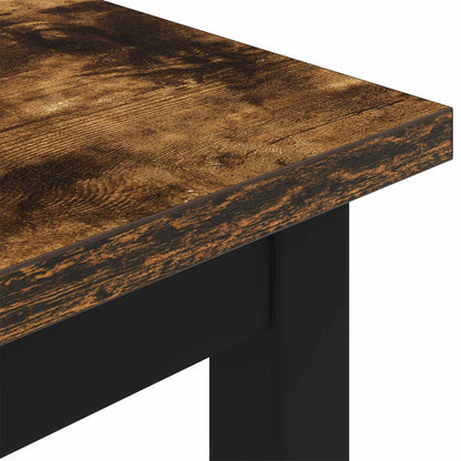 vidaXL Bench Smoke Oak 200 x 35 x 45 cm Engineered Wood