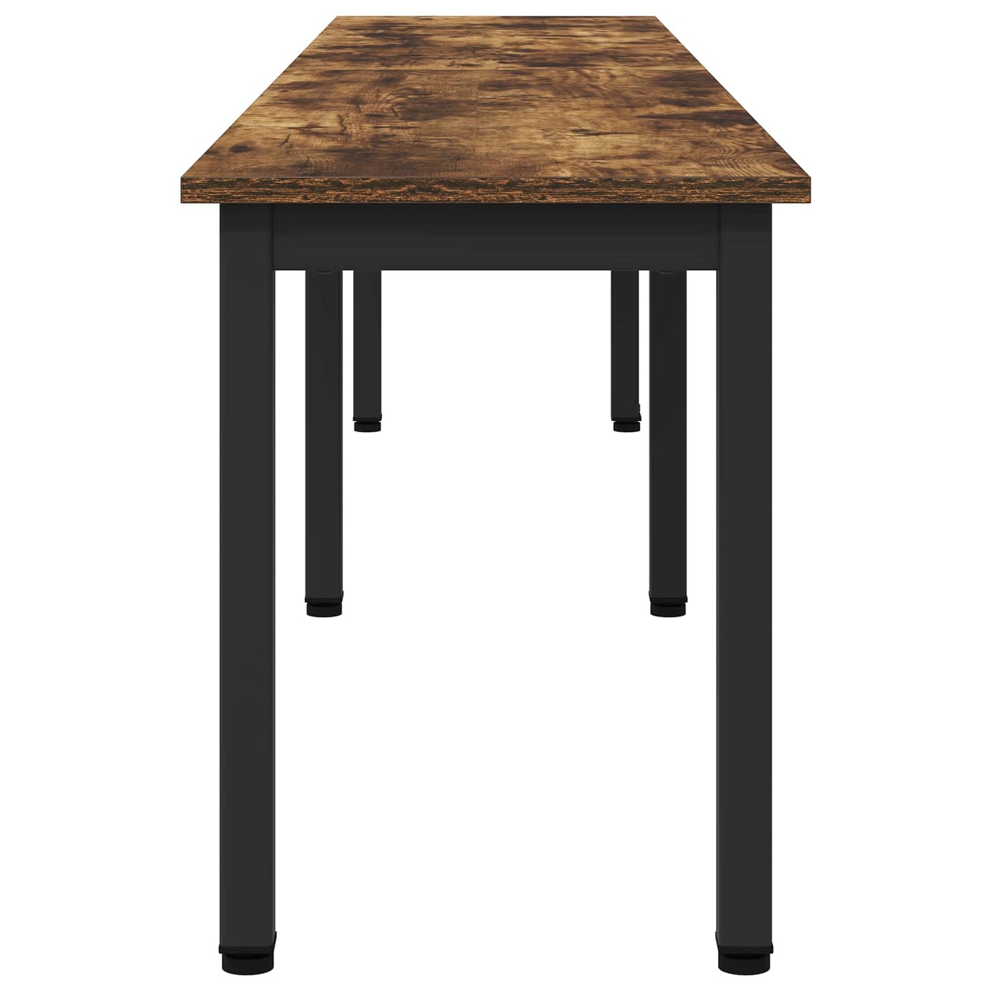 vidaXL Bench Smoke Oak 200 x 35 x 45 cm Engineered Wood