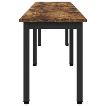 vidaXL Bench Smoke Oak 200 x 35 x 45 cm Engineered Wood