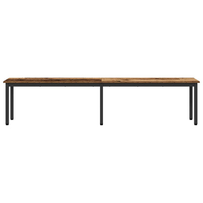 vidaXL Bench Old Wood 200 x 35 x 45 cm Engineered Wood