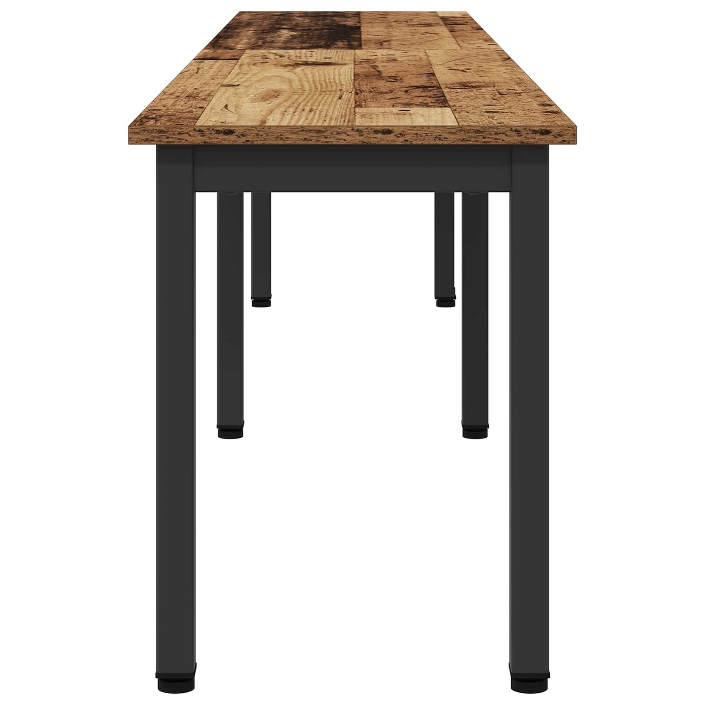 vidaXL Bench Old Wood 200 x 35 x 45 cm Engineered Wood