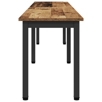 vidaXL Bench Old Wood 200 x 35 x 45 cm Engineered Wood