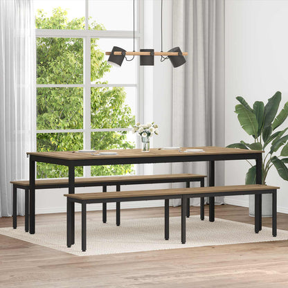 vidaXL Bench Artisan Oak 200 x 35 x 45 cm Engineered Wood