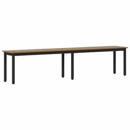 vidaXL Bench Artisan Oak 200 x 35 x 45 cm Engineered Wood