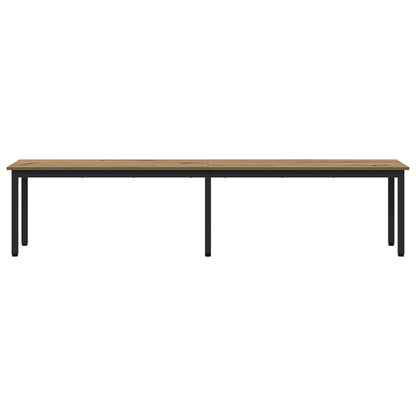 vidaXL Bench Artisian Oak 200 x 35 x 45 cm Engineered Wood