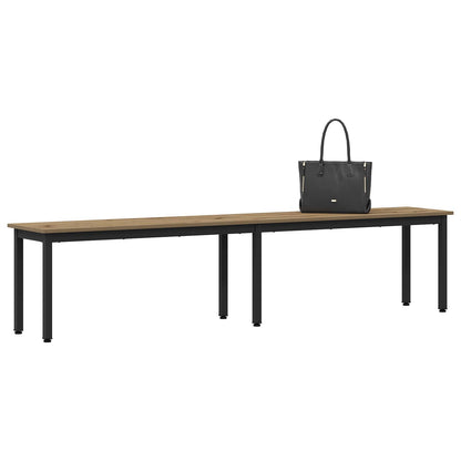 vidaXL Bench Artisan Oak 200 x 35 x 45 cm Engineered Wood