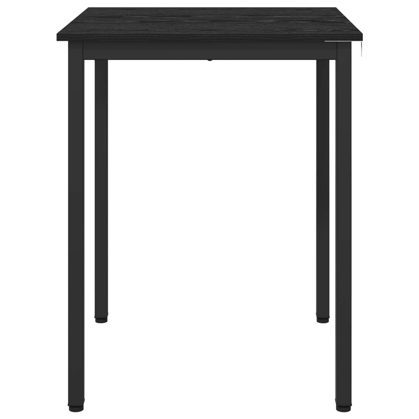 vidaXL Dining Tables 60 x 60 x 75 cm Engineered Wood Black Oak Square