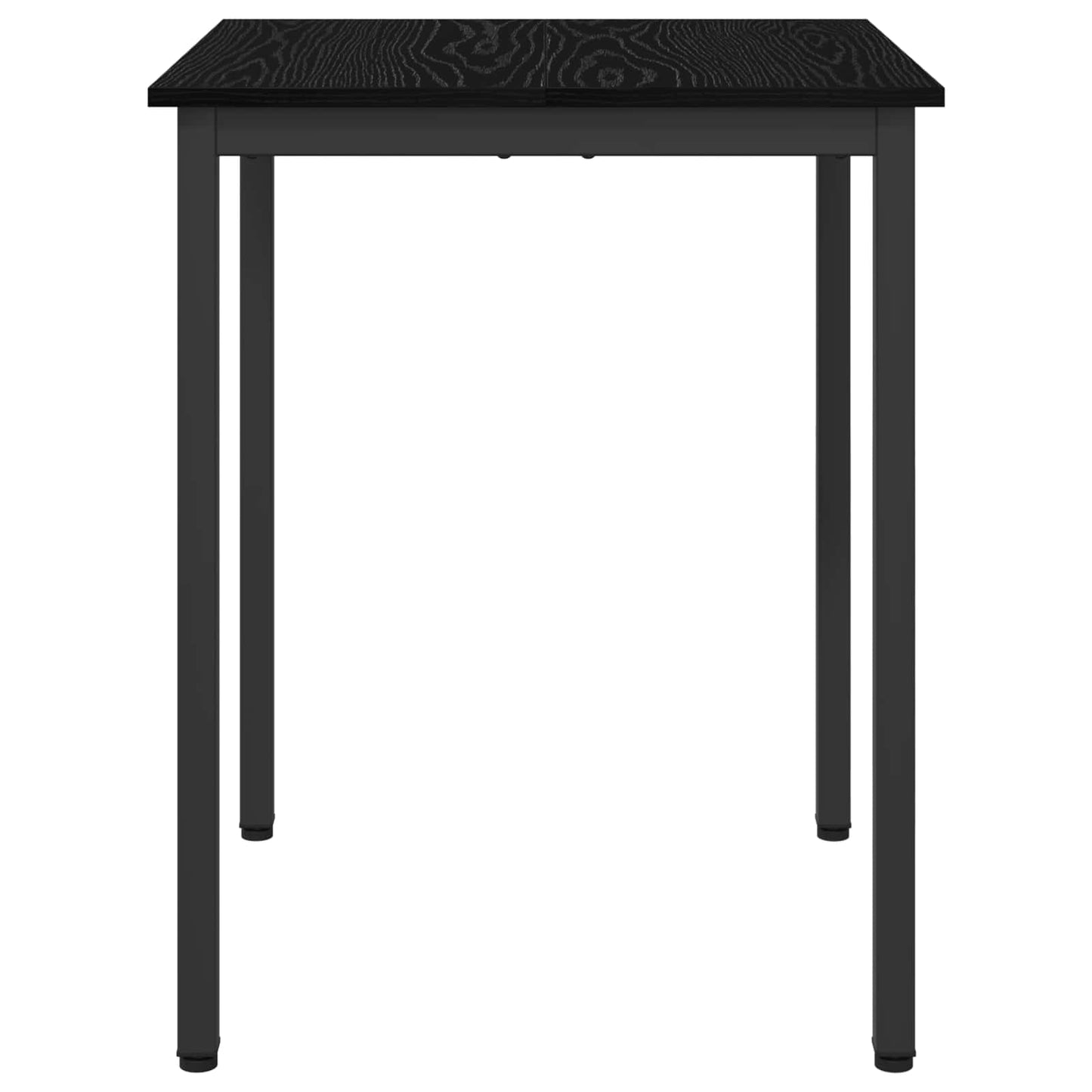 vidaXL Dining Tables 60 x 60 x 75 cm Engineered Wood Black Oak Square