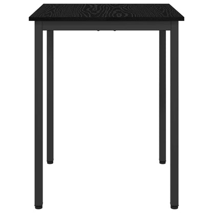 vidaXL Dining Tables 60 x 60 x 75 cm Engineered Wood Black Oak Square