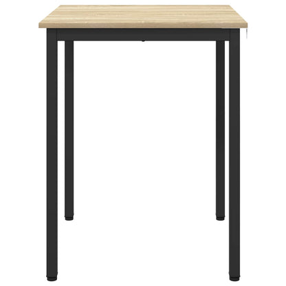vidaXL Dining Tables 60 x 60 x 75 cm Engineered Wood Sonoma Oak Square