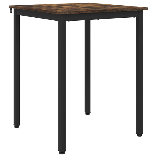 vidaXL Dining Tables 60 x 60 x 75 cm Engineered Wood Smoked Oak Square