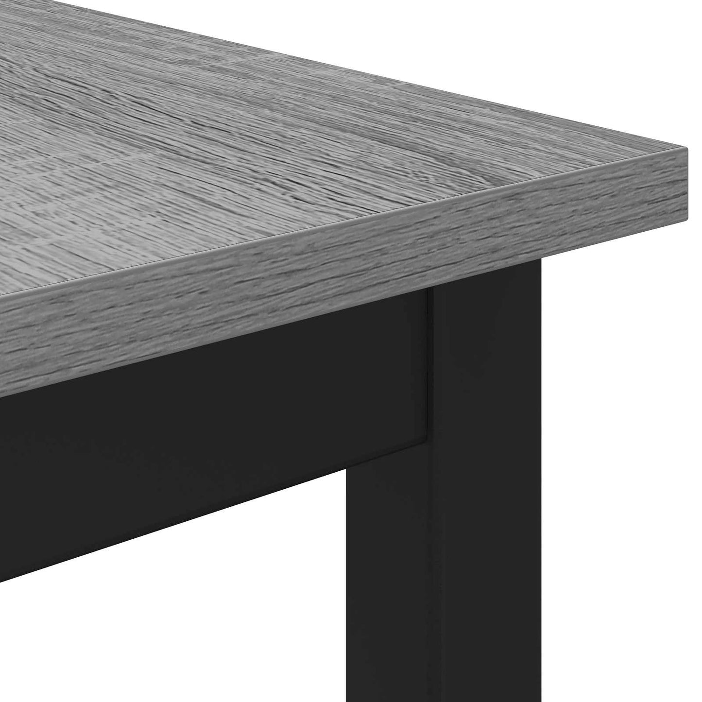 vidaXL Dining Tables 60 x 60 x 75 cm Engineered Wood Grey Sonoma
