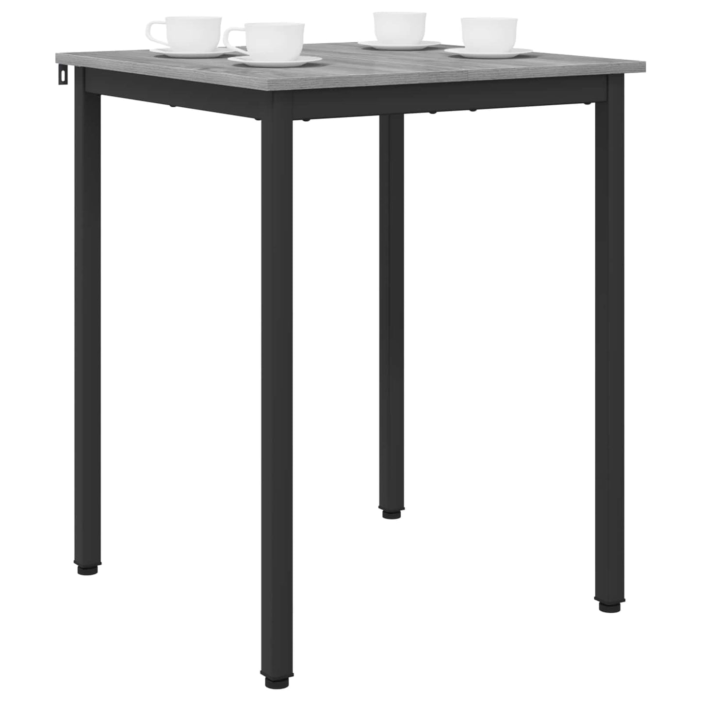 vidaXL Dining Tables 60 x 60 x 75 cm Engineered Wood Grey Sonoma