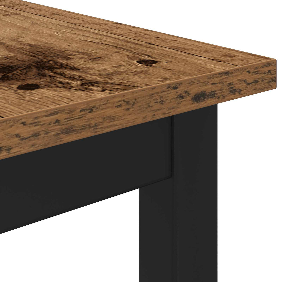 vidaXL Dining Tables 60 x 60 x 75 cm Engineered Wood Old Wood Square