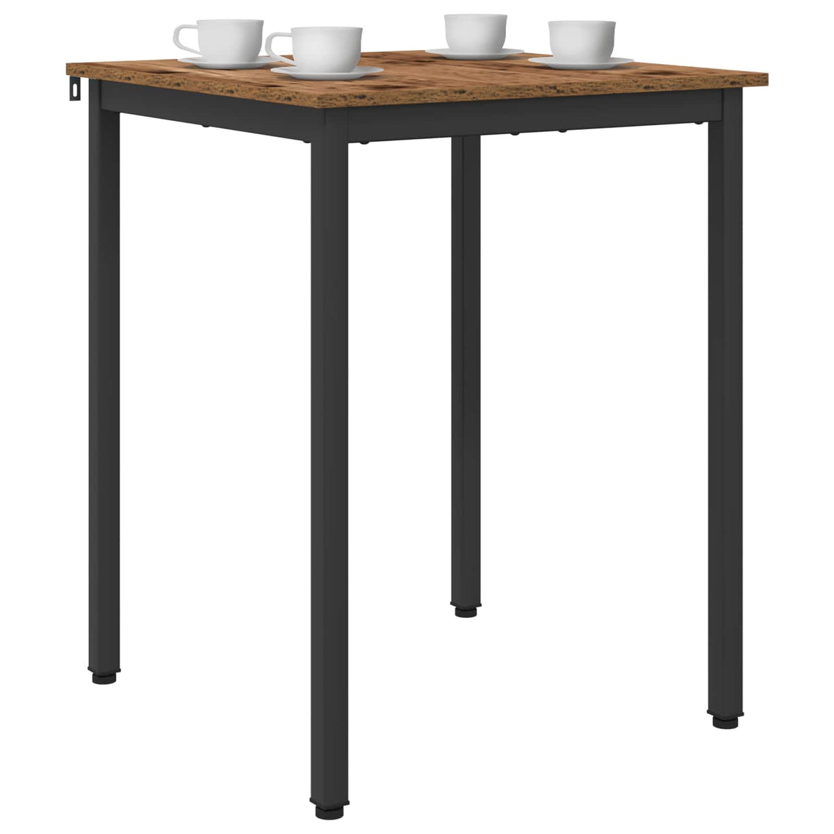 vidaXL Dining Tables 60 x 60 x 75 cm Engineered Wood Old Wood Square