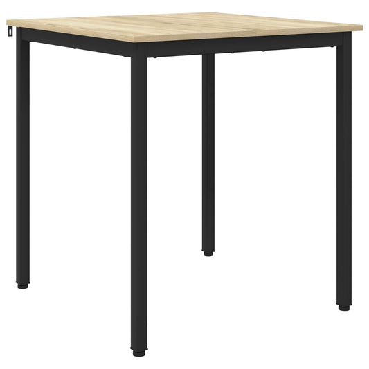 vidaXL Dining Tables 70 x 70 x 75 cm Engineered Wood Sonoma Oak Square