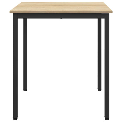 vidaXL Dining Tables 70 x 70 x 75 cm Engineered Wood Sonoma Oak Square