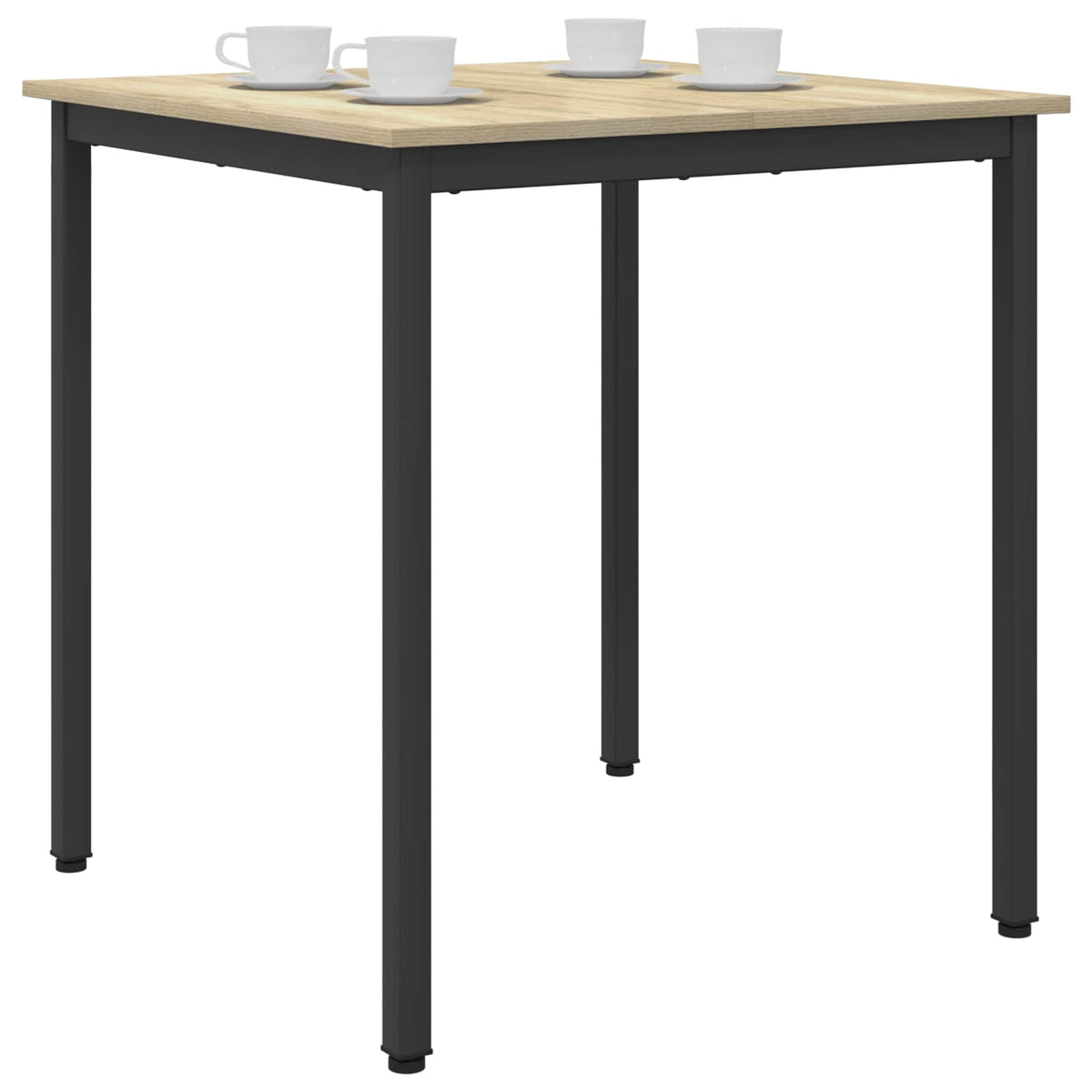 vidaXL Dining Tables 70 x 70 x 75 cm Engineered Wood Sonoma Oak Square