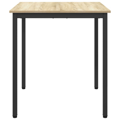vidaXL Dining Tables 70 x 70 x 75 cm Engineered Wood Sonoma Oak Square