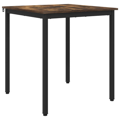vidaXL Dining Tables 70 x 70 x 75 cm Engineered Wood Smoked Oak Square