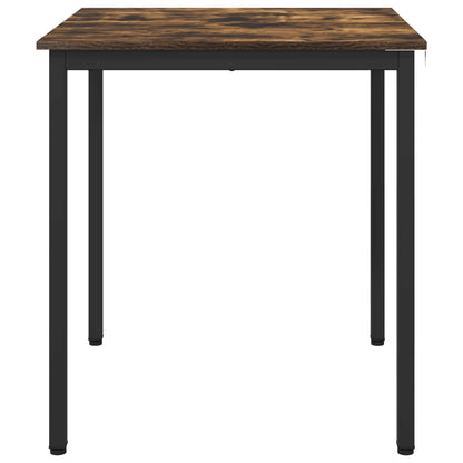vidaXL Dining Tables 70 x 70 x 75 cm Engineered Wood Smoked Oak Square