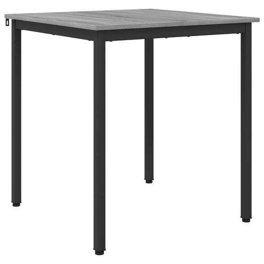 vidaXL Dining Tables 70 x 70 x 75 cm Engineered Wood Grey Sonoma