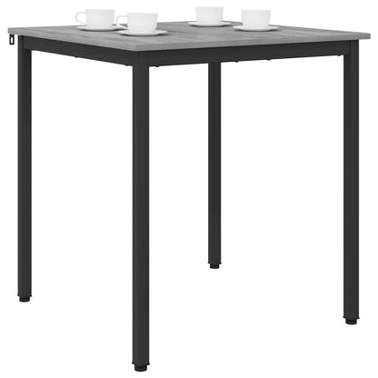 vidaXL Dining Tables 70 x 70 x 75 cm Engineered Wood Grey Sonoma