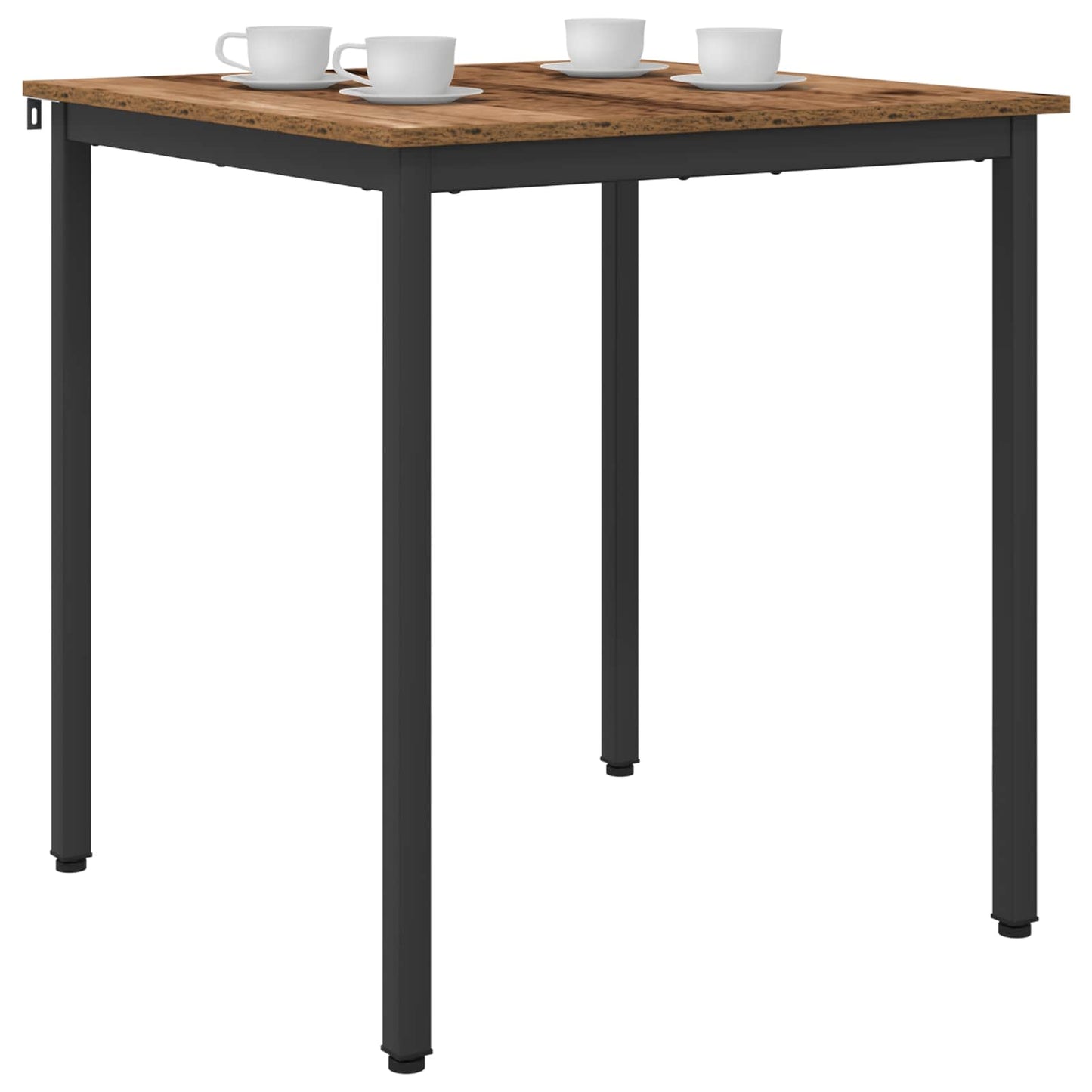 vidaXL Dining Tables 70 x 70 x 75 cm Engineered Wood Oak Wood Square