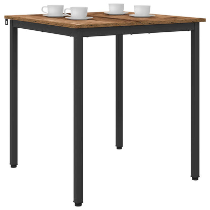vidaXL Dining Tables 70 x 70 x 75 cm Engineered Wood Oak Wood Square
