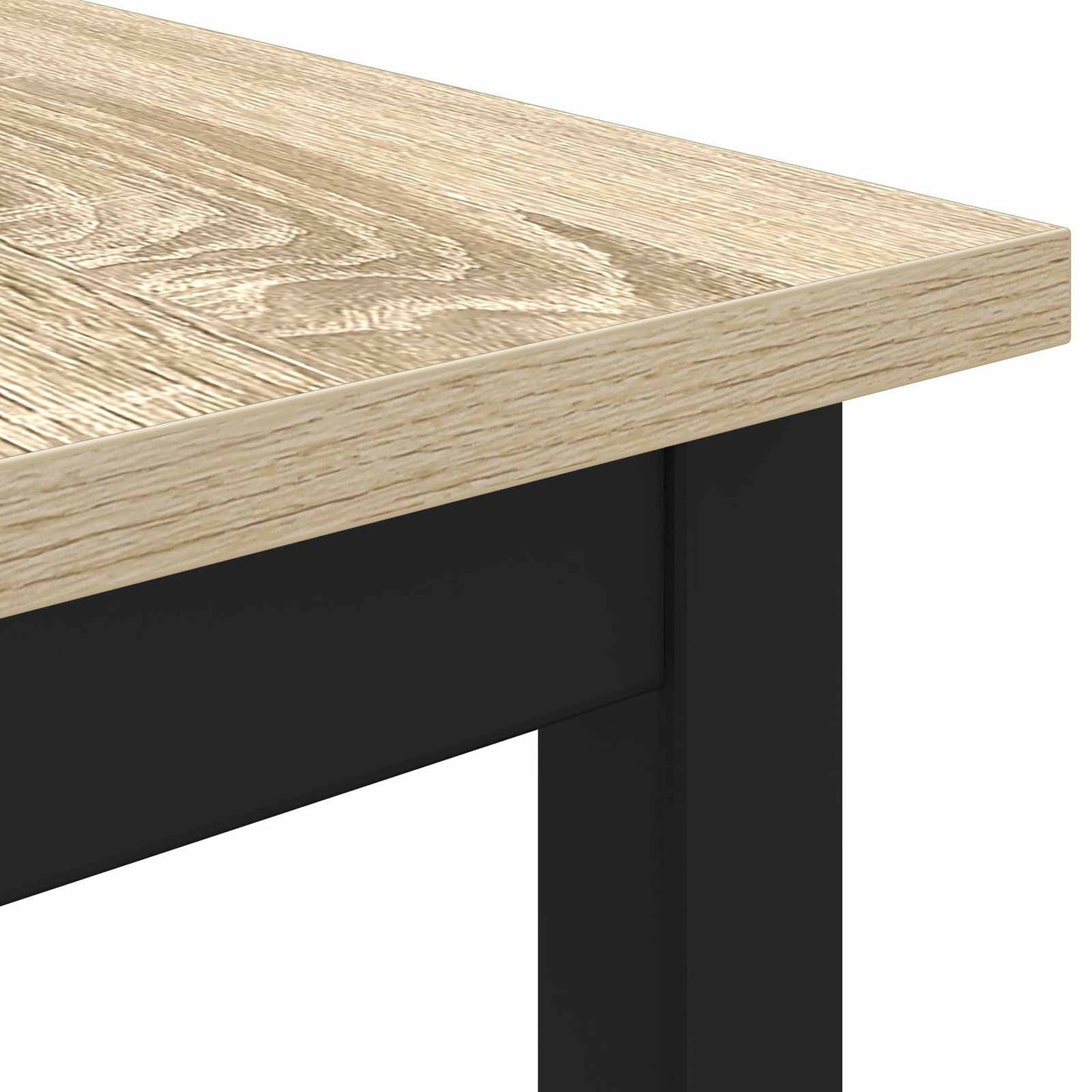 vidaXL Dining Tables 80 x 80 x 75 cm Engineered Wood Sonoma Oak Square
