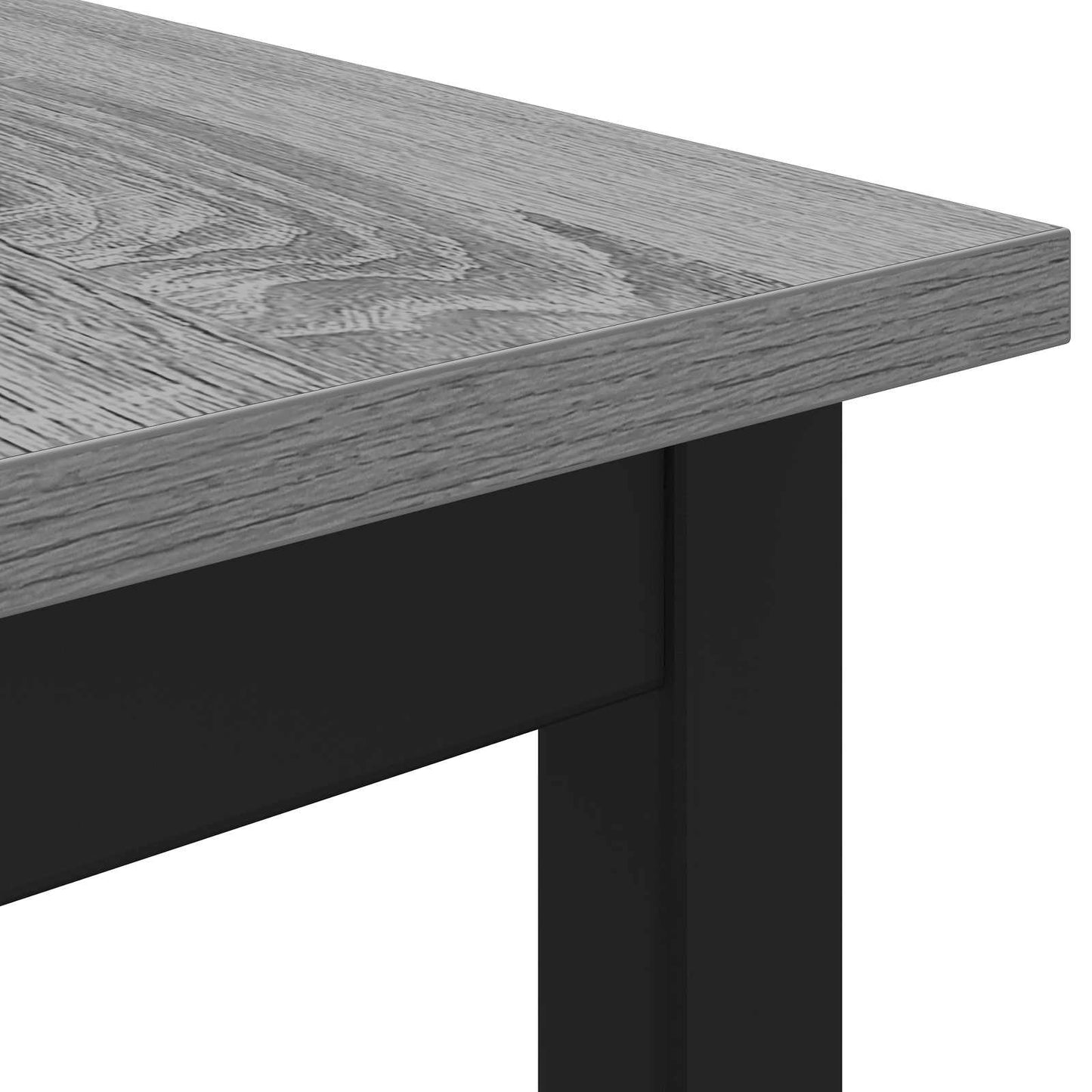 vidaXL Dining Tables 80 x 80 x 75 cm Engineered Wood Grey Sonoma