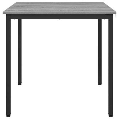 vidaXL Dining Tables 80 x 80 x 75 cm Engineered Wood Grey Sonoma