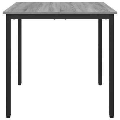 vidaXL Dining Tables 80 x 80 x 75 cm Engineered Wood Grey Sonoma