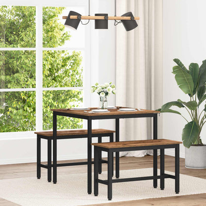 vidaXL Dining Tables 80 x 80 x 75 cm Engineered Wood Oak Wood Square