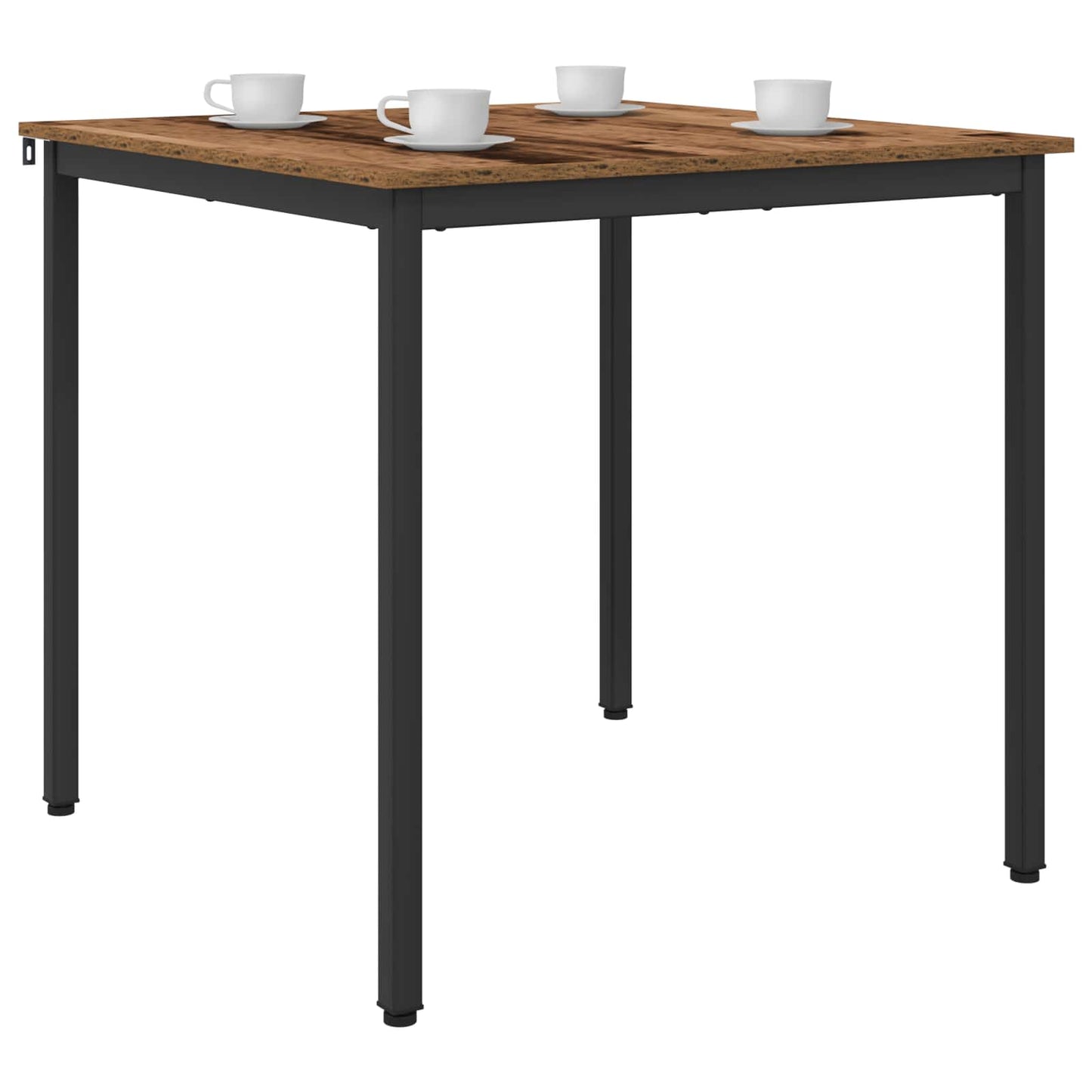 vidaXL Dining Tables 80 x 80 x 75 cm Engineered Wood Oak Wood Square