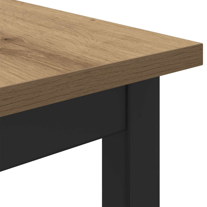 vidaXL Dining Tables 80 x 80 x 75 cm Engineered Wood Artisan Oak