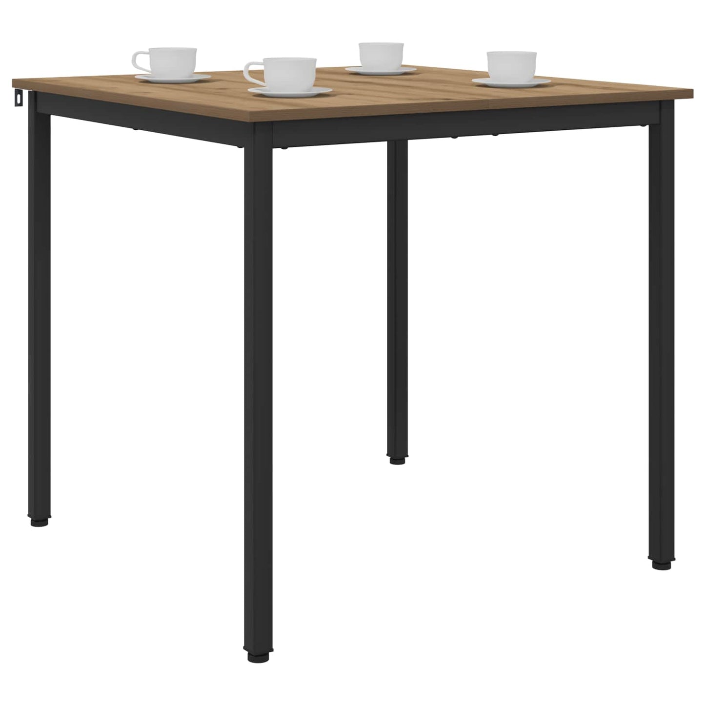 vidaXL Dining Tables 80 x 80 x 75 cm Engineered Wood Artisan Oak