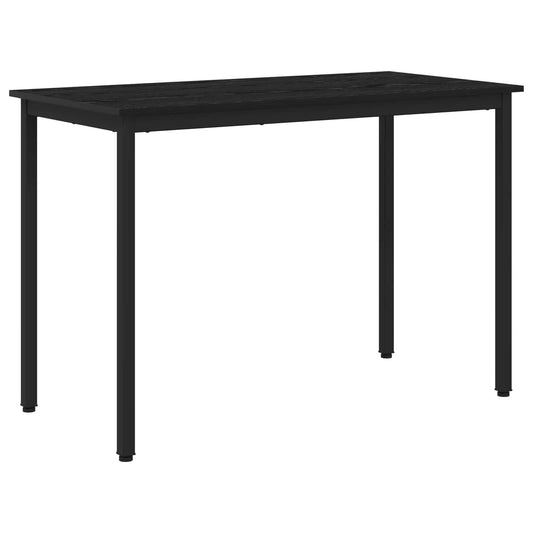 vidaXL Dining Tables 110 x 55 x 75 cm Engineered Wood Black Oak