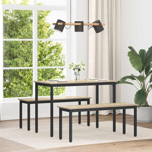 vidaXL Dining Tables 110 x 100 x 75 cm METAL