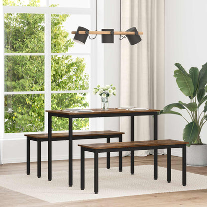 vidaXL Dining Tables 110 x 100 x 75 cm METAL