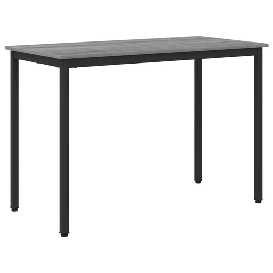 vidaXL Dining Tables 110 x 55 x 75 cm Engineered Wood Grey Sonoma