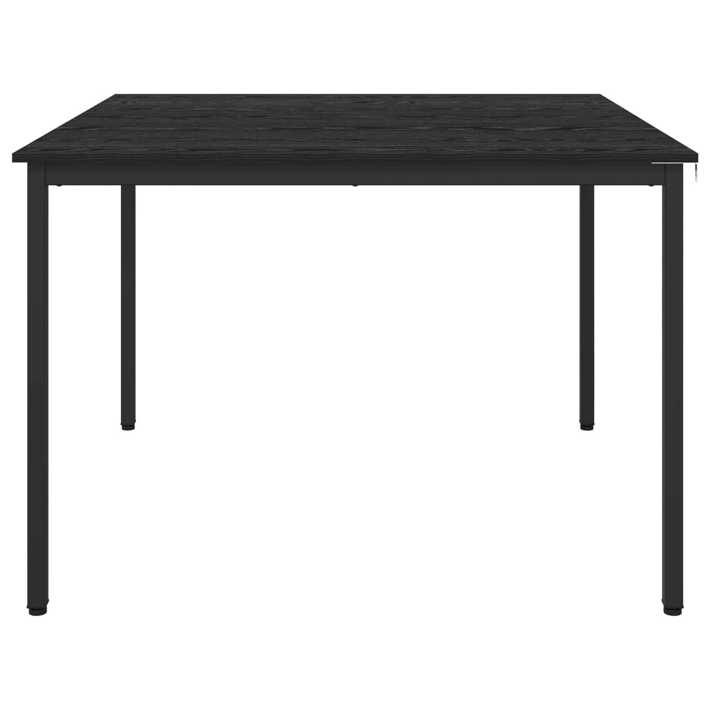 vidaXL Dining Tables 110 x 110 x 75 cm Engineered Wood Black Oak
