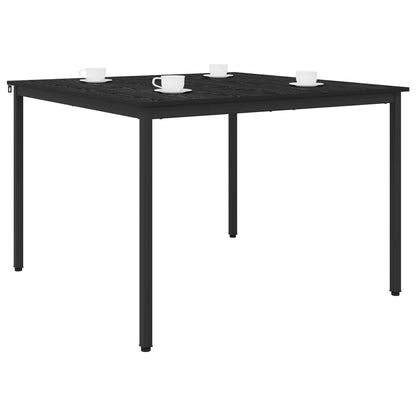 vidaXL Dining Tables 110 x 110 x 75 cm Engineered Wood Black Oak