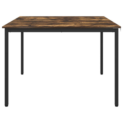 vidaXL Dining Tables 110 x 110 x 75 cm Engineered Wood Smoked Oak